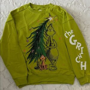 The Grinch Graphic Green Sweatshirt